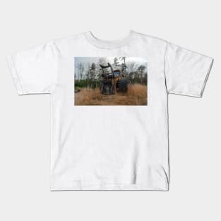 Forestry feller buncher Kids T-Shirt